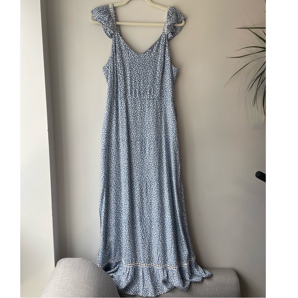Long maxi prairie/peasant dress